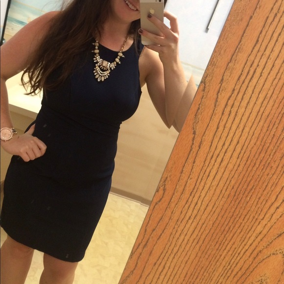 Navy Racer Back Dress 🌃 - Picture 8 of 8